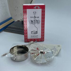 Anglaspel Pluto rotary love bird candle holder new in box.